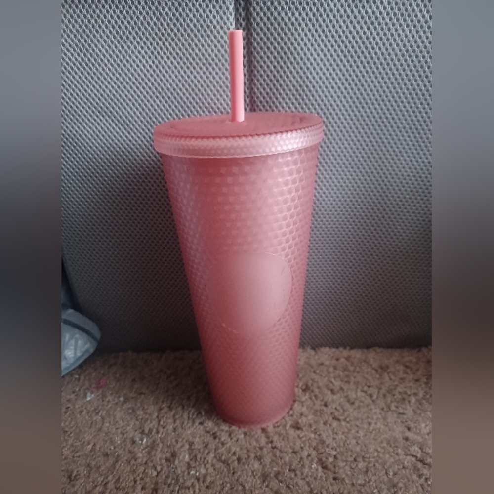 Starbucks Matte Salmon Studded Tumbler